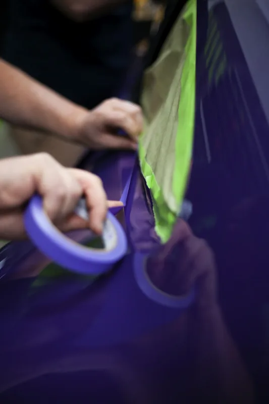 Raccord et retouche localisée — atelier Carrosserie Alp'Yvan à La Mure